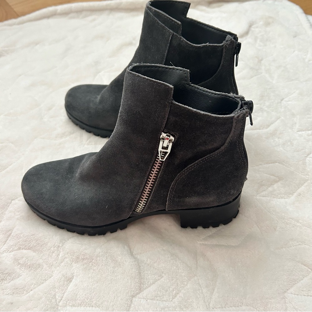 Dolce Vita Gray Heeled Boots